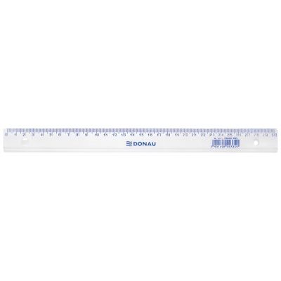 Ruler DONAU 30cm, clear