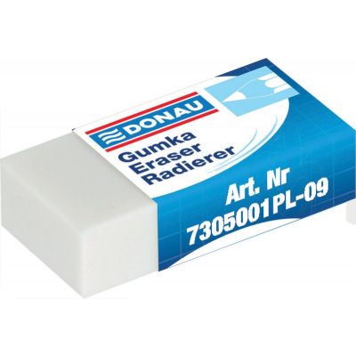 Universal Pencil Eraser DONAU, 41x21x11mm, white