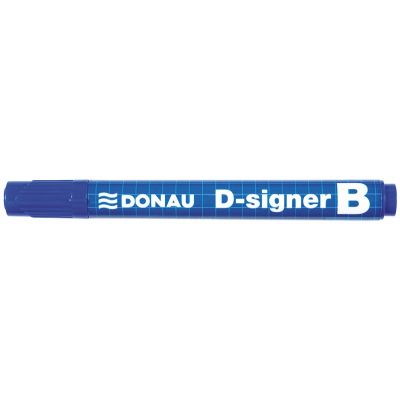 Tahvlimarker Donau D-Signer B, sinine, 2-4mm, ümar ots
