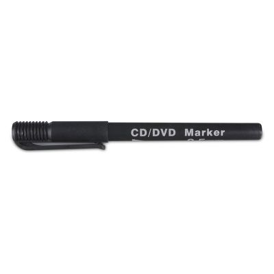 Marker Donau CD/DVD,  joon 0,3mm, must