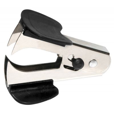 Staple Remover DONAU, with blade locking mechanism, black