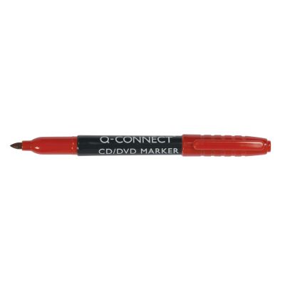 Marker CD/DVD Q-CONNECT, 1mm (line), red
