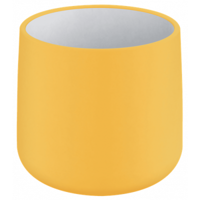 Ceramic Plant Pot Leitz Cosy 130x143x143mm, Warm Yellow