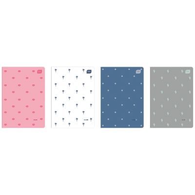 Notebook A5 80 sheets, square, Soft Touch assortment, Interdruk