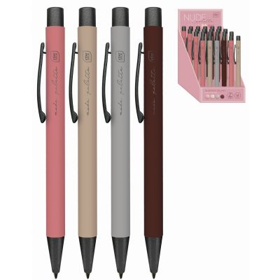 Gel pen Nude  1,0mm assortment, blue core Interdruk