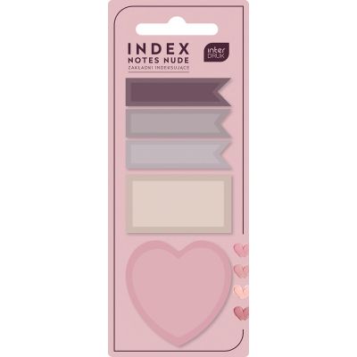Sticky notes set Nude 125 sheets, assortment Interduk