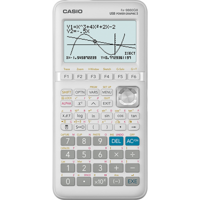 Graafikakalkulaator Casio fx-9860GIII, USB-ühendus (C-Lab/arvuti), Python programmeerimine, 4xAAA patareid