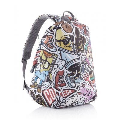 Sülearvuti seljakott Bobby Soft Art Anti-Theft Backpack, Graffiti, kuni 15.6" sülearvutile, USB-port, laiendatav 13L-16L, 620gr, 30x45x18cm