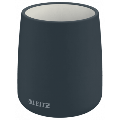 Pencil case Leitz Cozy, Velvet Grey, round 108 x 87 x 87 mm