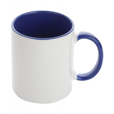 Sublimation mug HARNET white/blue