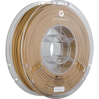 PLA filament Polymaker PolyWood, 3D-printerile, pruun, puidu imitatsioon, 2,85mm, 600g