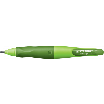 Mechanical pencil Stabilo EASYergo +sharpener, light green/dark green, lead 3,15mm, for right-handers