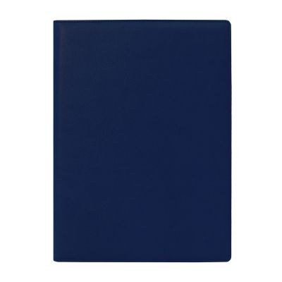 Covers for A4 documents dark blue/ black, synthetic leather