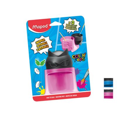 Water pot Maped ColorPeps 2 compartments, assorted colors