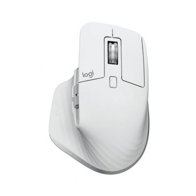 Hiir Logitech MX Master 3S Performance Wireless Mouse Pale Grey, aku 500mAh, Logi Bolt reciever