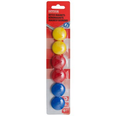 Tahvlimagnet 30mm assortii 6tk, Office Products