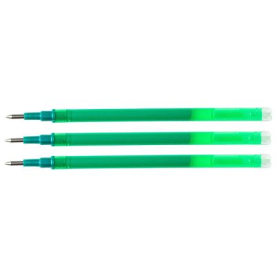 Erasable pen refill Q-CONNECT, 0,7mm line, 3 pcs, green
