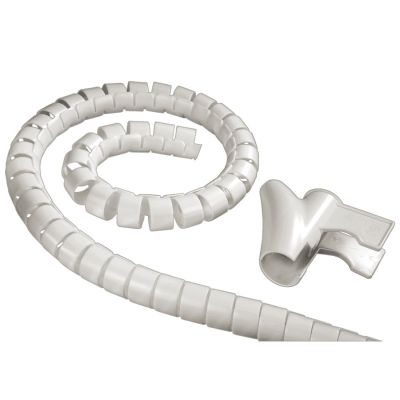 Hama Cable Bundle Tube, 1.5 m, 30 mm, white