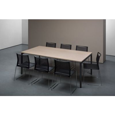 PRAKTIK meeting table PR1, 2100x1100mmx22mm/ acacia m.