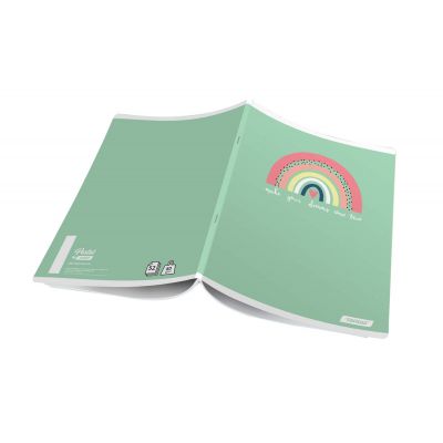 Folder A4 Target Pastel, 52 sheets, 80g, 5x5 square