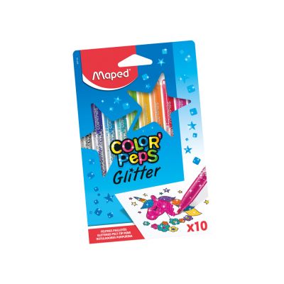 Felt pen ColorPeps Glitter 10pcs Maped