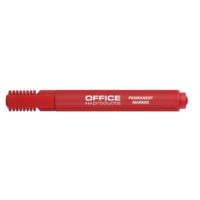 Permanent Marker Office Products, chisel tip, 1-5 mm, red, waterproof