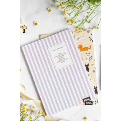 Folder A5 40 sheets dots Kitties&Happiness (2 pcs)