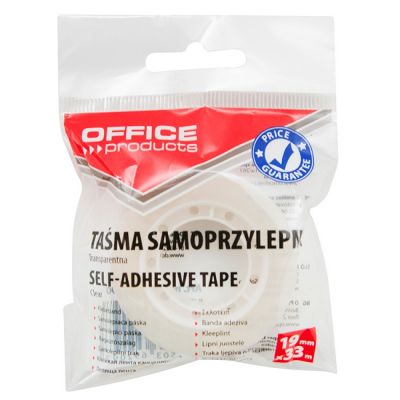 Office Tape OFFICE PRODUCTS, 19mm, 33m, transparent