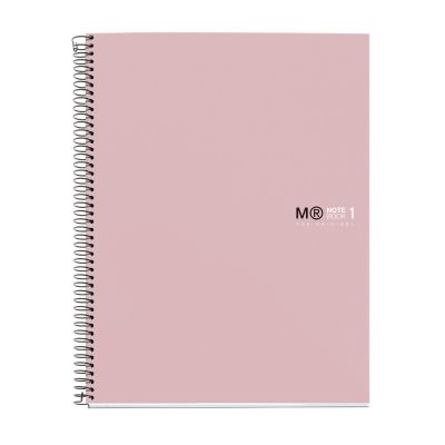 Folder A4 80l line spiral 4 holes, cardboard covers SAND Miquelrius