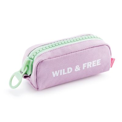 Pencil case MAXI ZIPPER, purple Miquelrius