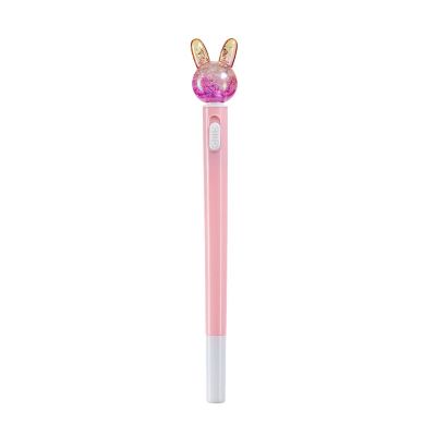 Ballpoint pen ANIMAL LED light, pink Miquelrius