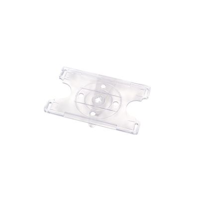 Card holder DONAU, PVC, rotating, clear