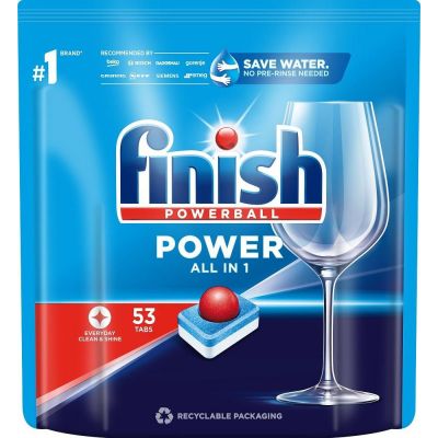 Nõudepesumasina tabletid FINISH Power All-in-1 53 tk/pk