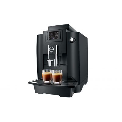 Espressomasin JURA Impressa WE6 (EA) must Pianoblack, kuni 30 kohvi päevas