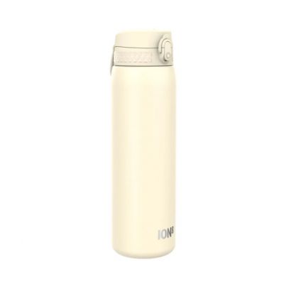 Isolated stainless steel water bottle Ion8, 500ml / 17oz, Peach Tofu