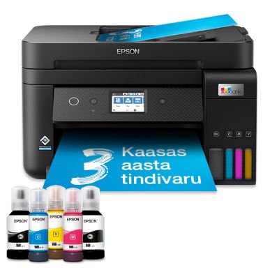 Kontorikombain Epson L6290 A4 4800x1200dpi 15.5ppm(8.5ppm colour) 250sh Fax WiFi LAN USB 4-ink ITS must