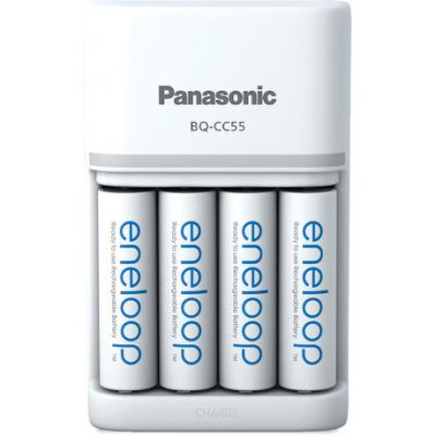 charger  Panasonic eneloop BQ-CC55 + 4x2000mAh