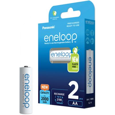 Akupatareid Panasonic Eneloop AA 2000mAh 2 akupatareid