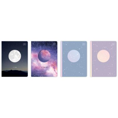 Folder A5 60 sheets, square, Shape Galaxy assortment, Interdruk