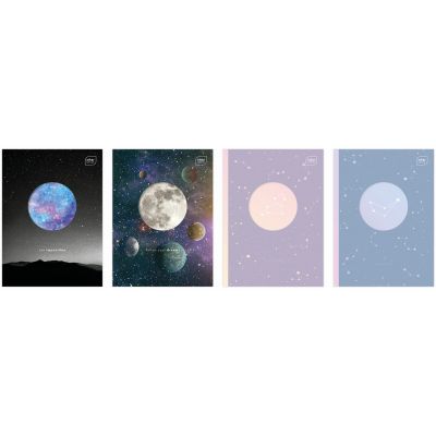 Folder A5 96 sheets, square, Shape Galaxy assortment, Interdruk