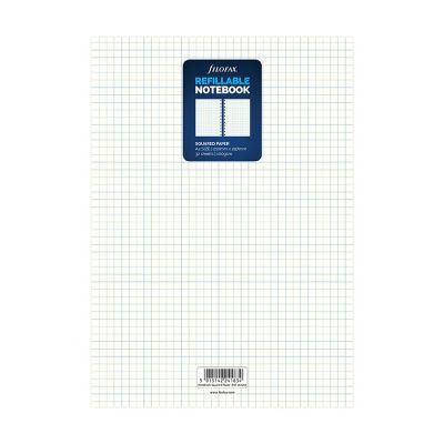 Filofax Notebook Squared Paper Refill A4