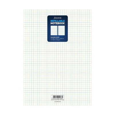 Filofax Notebook Squared Paper Refill A4