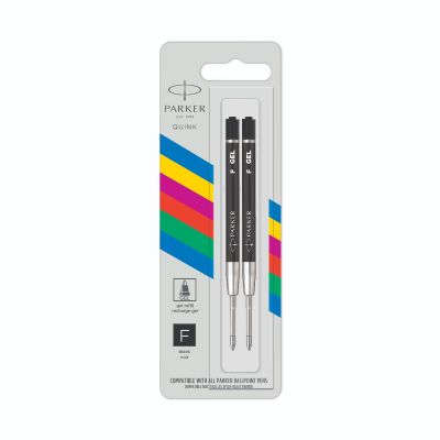 Ink core PARKER Economy F black 2 pcs