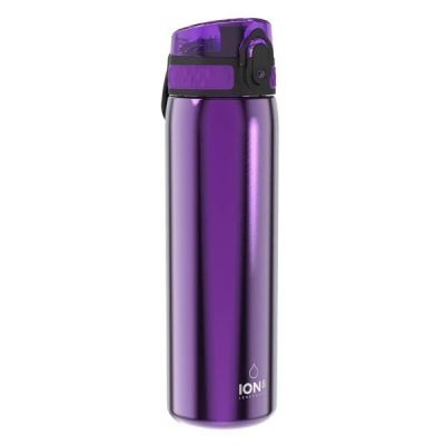 Stainless steel water bottle Ion8, 600ml / (20 oz), Purple