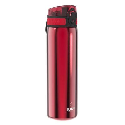 Stainless steel water bottle Ion8, 600ml / (20 oz), Red