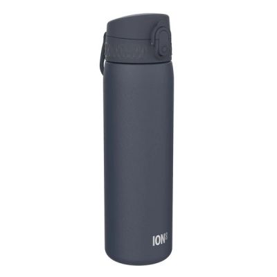 Isolated stainless steel water bottle Ion8, 500ml / 17oz  Ash Navy