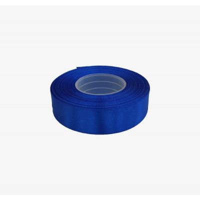 Satin ribbon 25mm x 32m, blue