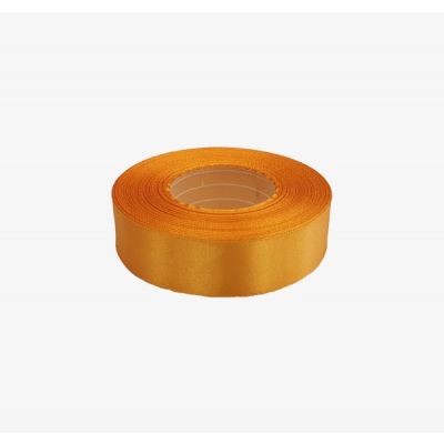 Satin ribbon 25mm x 32m, orange