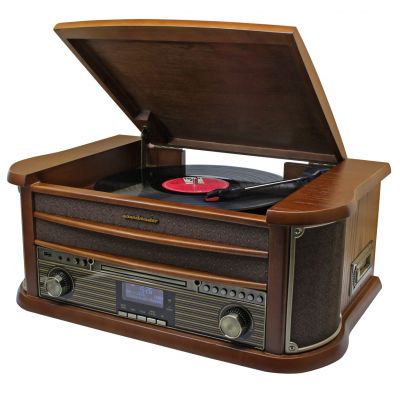 Nostalgic Stereo Music Center with Bluetooth®, DAB+ and Encoding