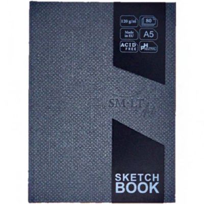Sketch block A5 120gsm 80 sheets, hard coverl, SMLT